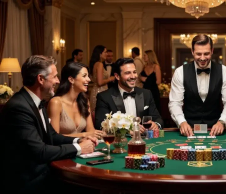 Elegantní interaktivní herní stoly se stylovými žetony